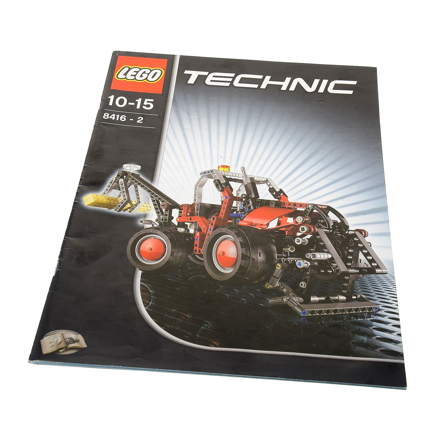 1 X Lego Brick Technic Instructions Model Construction Forklift