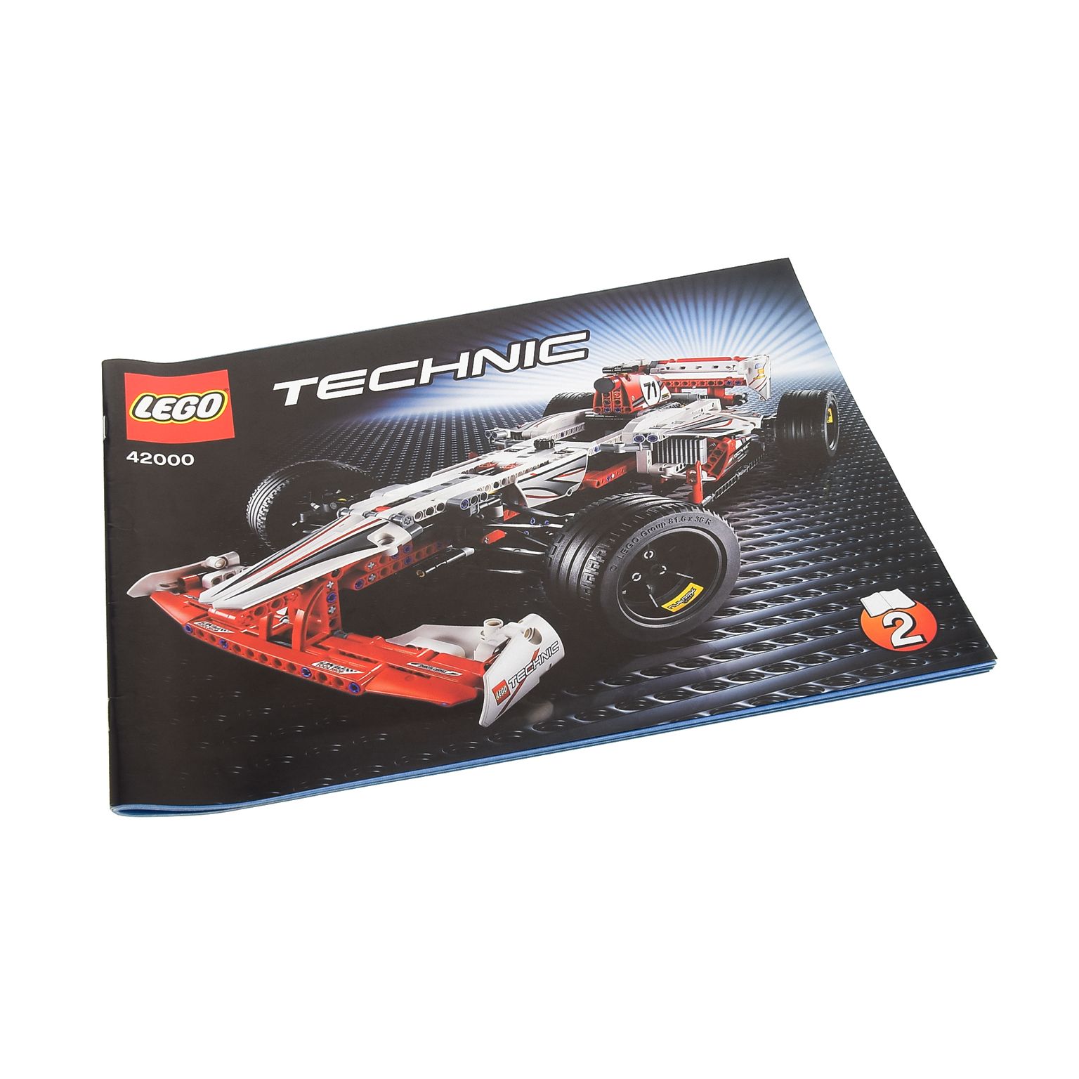 1 X Lego Brick Technic Instructions Model Grand Prix Racer Booklet 2