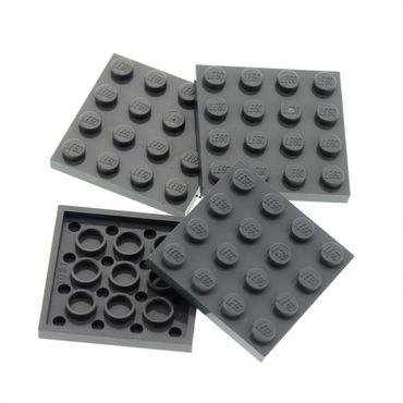 LEGO Lot of 4 Yellow 1x10 Plate Pieces