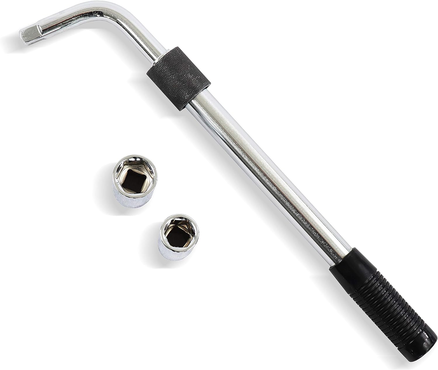 EUFAB Radmutternschlüssel Set 3-teilig - Verstellbarer Griff 38-54cm