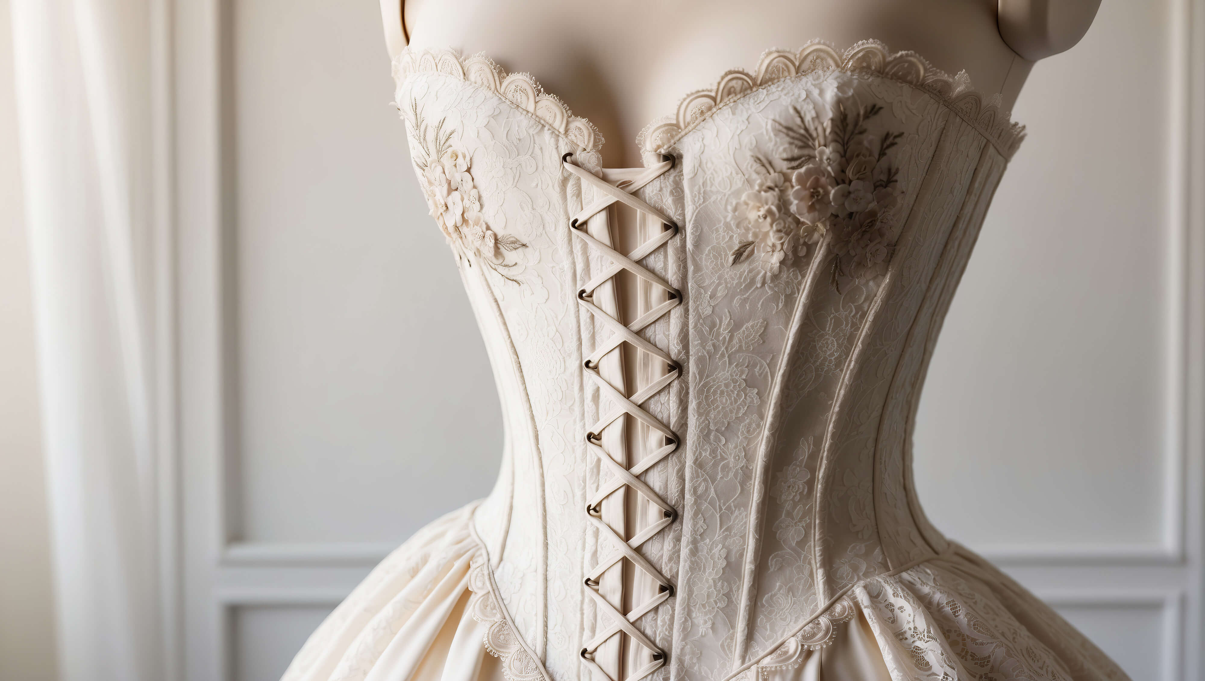 Barocke Ballettkleidung mit Reifröcken und engen Jacken