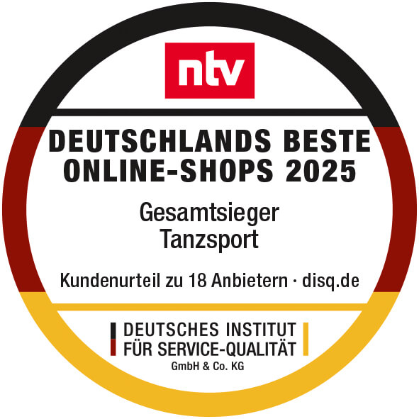 ntv DISQ Deutschlands beste Online-Shops 2025 – Gesamtsieger Tanzsport – Tanzmuster
