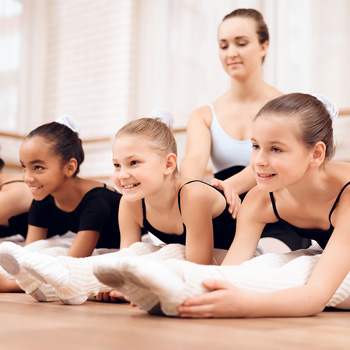 Kinder Ballettstunde