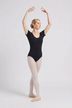 Damen Ballettanzug Ina mit kurzen Ärmeln