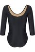 Damen Ballettanzug Elena mit 3/4 Ärmeln