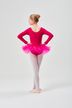Ballet tutu "Alea" with long sleeves, pink 4