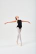 ballet leotard "Leonie" with straps, black 3