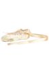Satin ballet slippers "Sandy" with satin ribbon, split leather sole, champagne 3