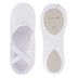 Ballet slippers "Charlie", split leather sole, white 2