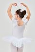 Ballet tutu "Alina" with short sleeves, white 2