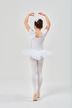 Ballet tutu "Alina" with short sleeves, white 4