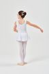 ballet leotard "Nora" with skirt, white 4