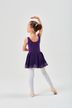 Elli" ballet skirt with elasticated waistband, two layers of chiffon, purple 4