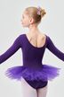 Ballet tutu "Alea" with long sleeves, purple 2