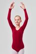 Long-sleeved ballet leotard "Lilly", burgundy 3