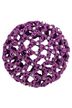 Ballet bun net "Mila" with glittering stones, purple 2