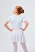 Ballet Short-sleeved top "Madita" with twist, white 3