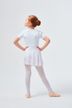 Ballet Short-sleeved top "Madita" with twist, white 5