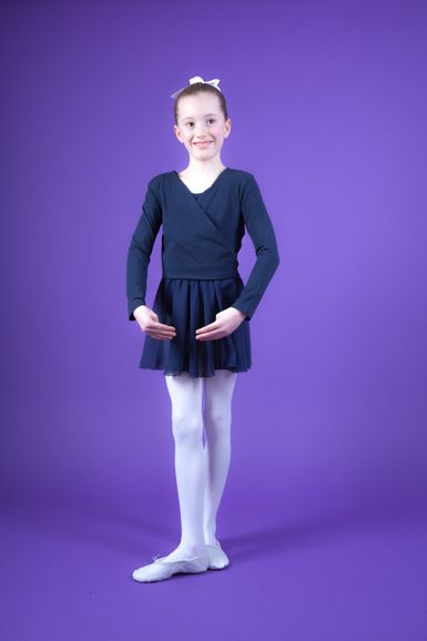 Ballett Wickeljacke "Mandy", marineblau