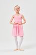 ballet leotard "Helena" with wide straps and chiffon skirt, pink 3