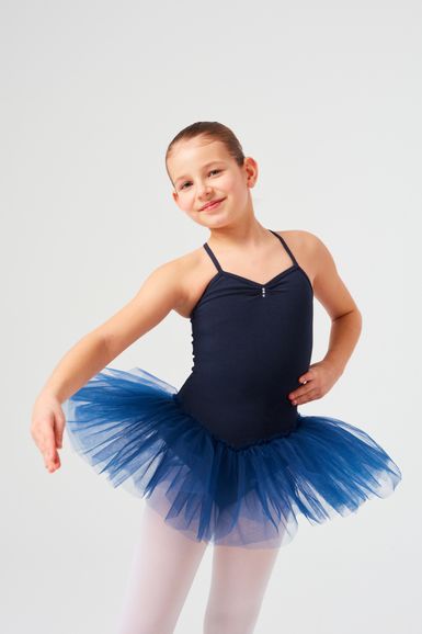 Ballet strap tutu "Kim", navy blue