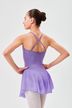 Strap ballet leotard "Maja" with chiffon skirt, lavender 2