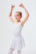 ballet leotard "Minnie" with chiffon skirt, white 1