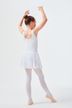 ballet leotard "Minnie" with chiffon skirt, white 4