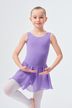 ballet leotard "Minnie" with chiffon skirt, lavender 1