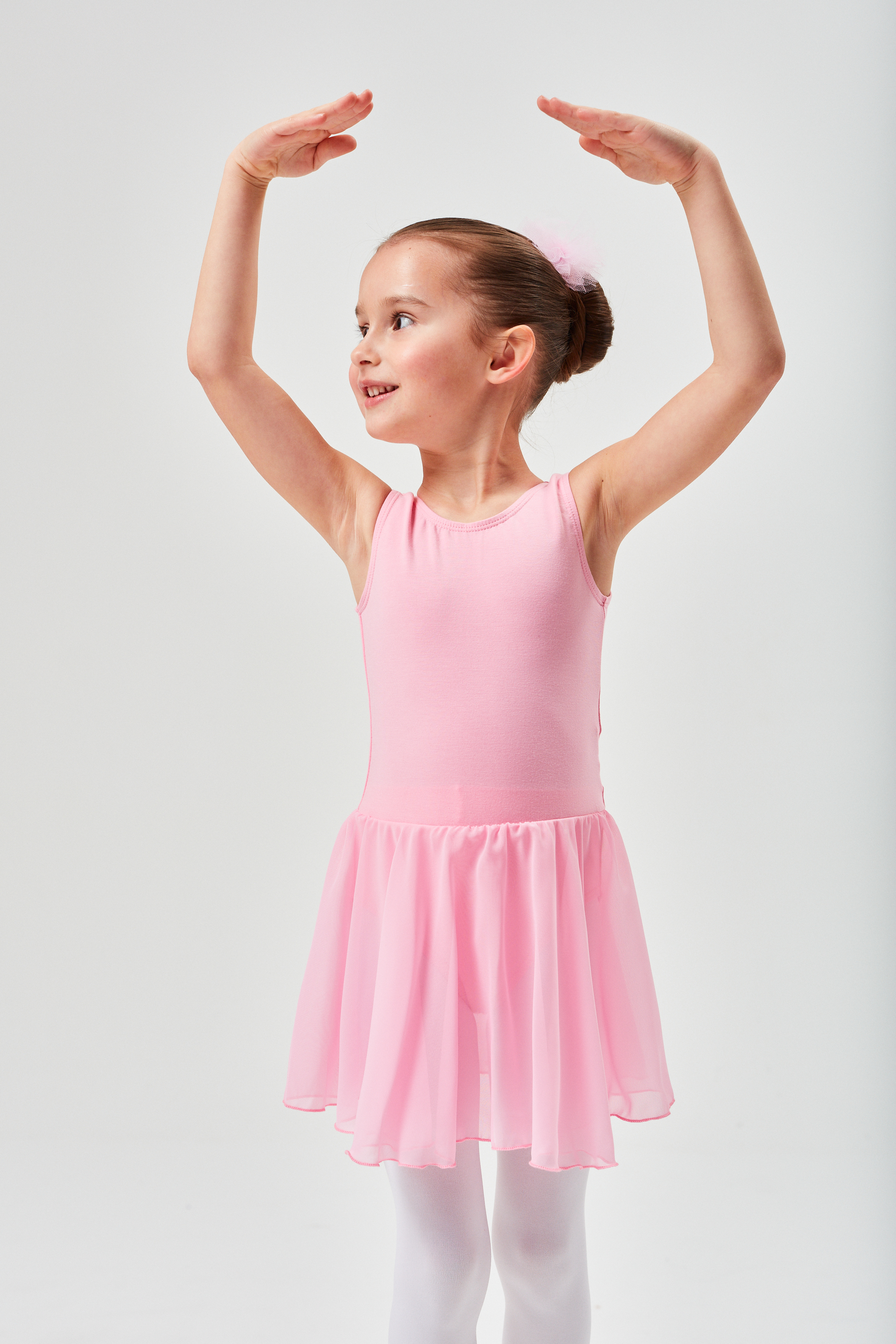 thumbnail image 2 of Ballet Leotards For Girls Suhine 3-Piece Ballet Leotard Set For Girls - Criss Cross Back & Tutu Skirt For Dance Class Tutu Skirt Leotards 2 of 14
