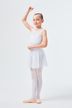 Slip-on ballet skirt "Eva", one layer of chiffon, white 3