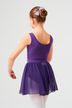 Slip-on ballet skirt "Eva", one layer of chiffon, purple 2