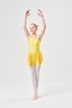 Ballett Trikot "Polly" mit Chiffon Röckchen, gelb 3