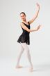 Ballett Trikot "Polly" mit Chiffon Röckchen, schwarz 3