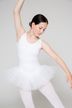 Ballet tutu "Anabelle" with wide straps, white 1