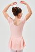 ballet leotard "Marina" with skirt, light pink 2