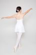 ballet leotard "Maggie" with chiffon skirt, white 4