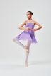 ballet leotard "Alma" with straps and chiffon skirt, lavender 4