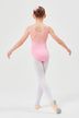 Ballettanzug "Emilia", breite Träger mit Netzeinsatz, rosa 4