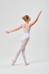 Ballettanzug "Emilia", breite Träger mit Netzeinsatz, weiß 4