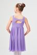 ballet leotard "Helena" with wide straps and chiffon skirt, lavender 2
