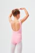 ballet leotard "Linda", sleeveless, low back, pink 2