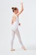 ballet leotard "Linda", sleeveless, low back, white 5