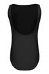 ballet leotard "Linda", sleeveless, low back, black 2