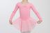 Langarm Ballett Trikot "Anna" mit Chiffon Rock, rosa 4