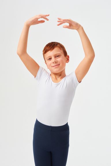 Ballet top Short-sleeved "Leo" for boys