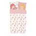 Children's bed linen set Ballerina 80x80/135x200 cm OEKO-TEX® - white / pink 2
