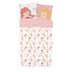 Kinder Bettwäsche-Set Ballerina 80x80/135x200 cm OEKO-TEX® - weiß / rosa 2