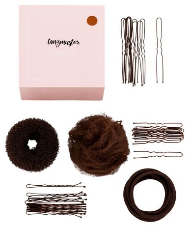 Set für Ballett Dutt inkl. Duttkissen, blond / brünett / schwarz 