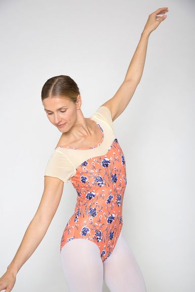 Metallic Ballettbody Damen Langarm | Glänzender Gymnastikanzug | Karneval Kostüm